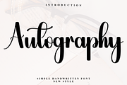 Autography, a Handwritten Font by FreshTypeINK (Thumbnail 1 of 7)