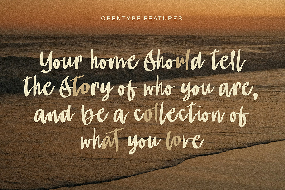 Gihatrea Casual Brush, a Handwritten Font by Portocraft (Photo 5 of 10)