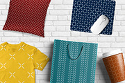 Bright minimal color fabric patterns, a Pattern Graphic by ExpressShop (Thumbnail 2 of 4)
