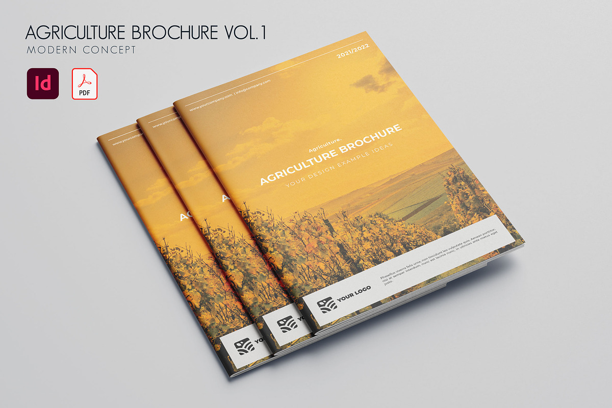 Agriculture Brochure Vol.1, a Brochure Template by Bewalrus Studio (Photo 1 of 11)