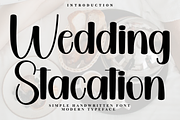 Wedding Staycation, a Handwritten Font by InermediaSTUDIO (Thumbnail 1 of 8)
