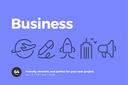 Business Icons — Pixi Line, an Outline Icon by Scott Dunlap (Thumbnail 1 of 9)