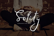 Sofity script font, a Script Font by LineTale (Thumbnail 2 of 8)