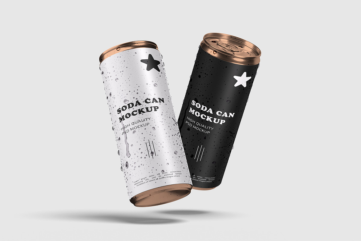 Soda Can Mockup, a Packaging Mockup by graphicpages (Photo 8 of 15)