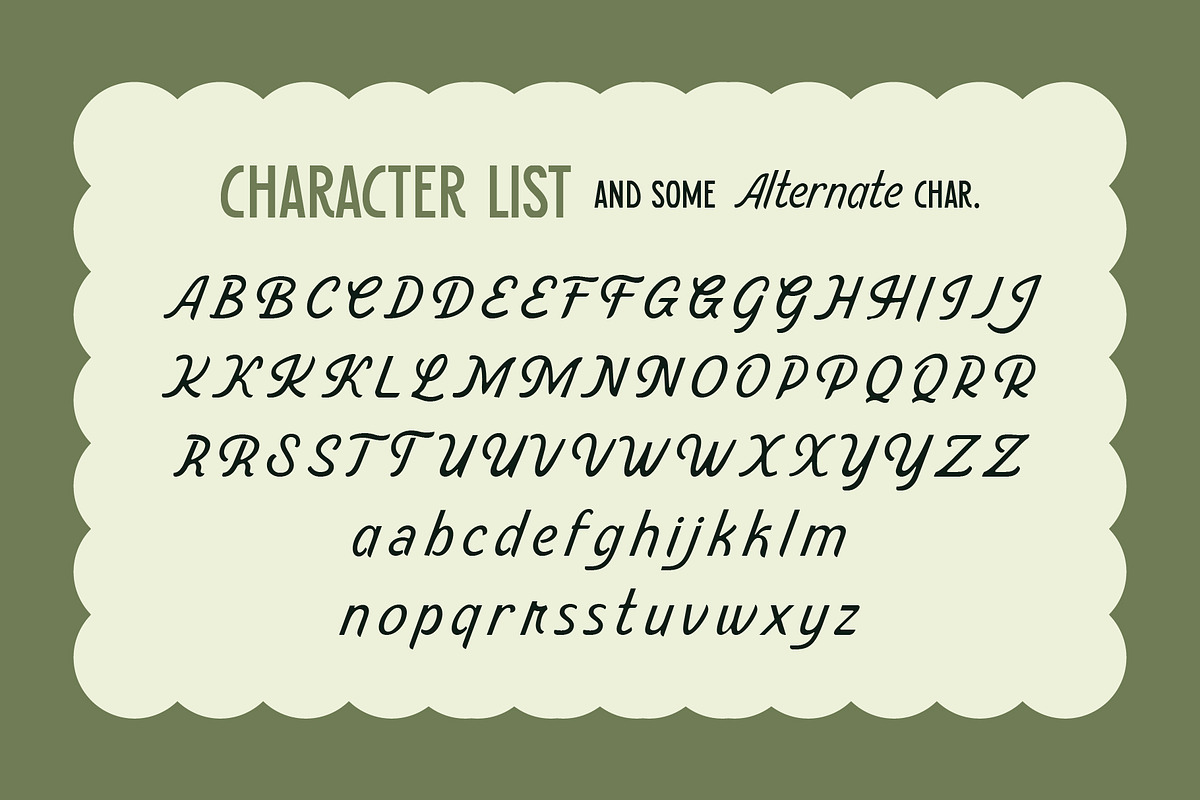 SFC Country Fairway, a Script Font by Skilline Supply Co. (Photo 2 of 11)