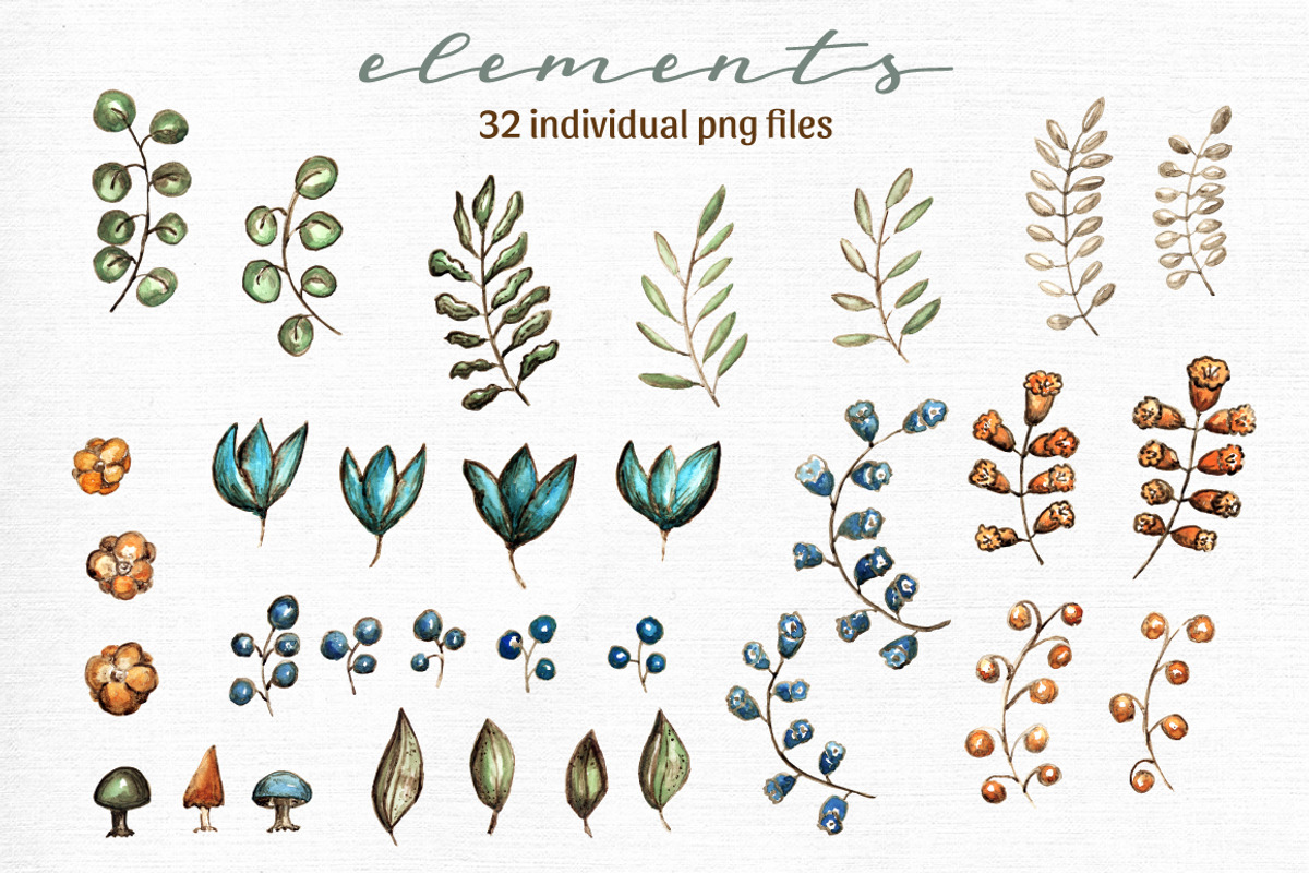 Rustic Wreath Creator, an Illustration by Gray Cat Graphics (Photo 4 of 5)