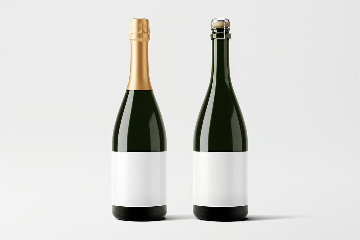 Champagne Bottle Mockup, a Product Mockup by zpackcreative (Photo 2 of 4)