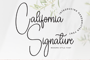 California Signature | Script Font, a Handwritten Font by Scratchones (Thumbnail 1 of 8)