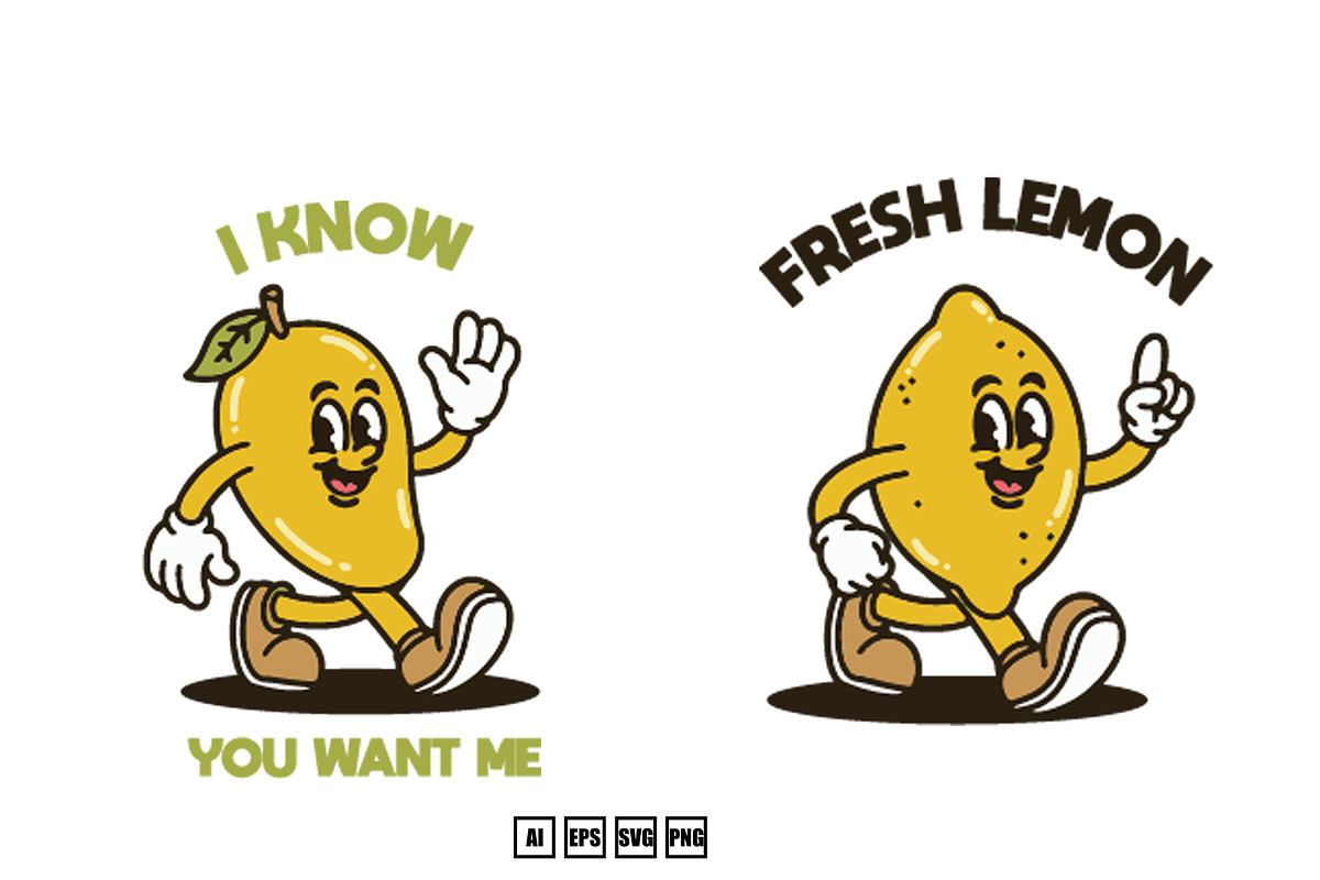 Cartoon Fresh Fruit, an Illustration by kalehstudio (Photo 4 of 5)