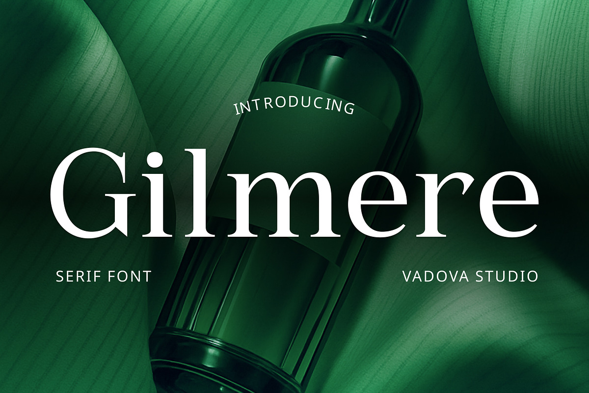 Gilmere – Elegant Serif Typeface, a Serif Font by Vadovastd (Photo 1 of 7)