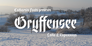 Gryffensee, a Blackletter Font by Catharsis Fonts (Thumbnail 1 of 9)