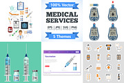 Medical Services Themes, a Healthcare Illustration by TAlex (Thumbnail 1 of 7)