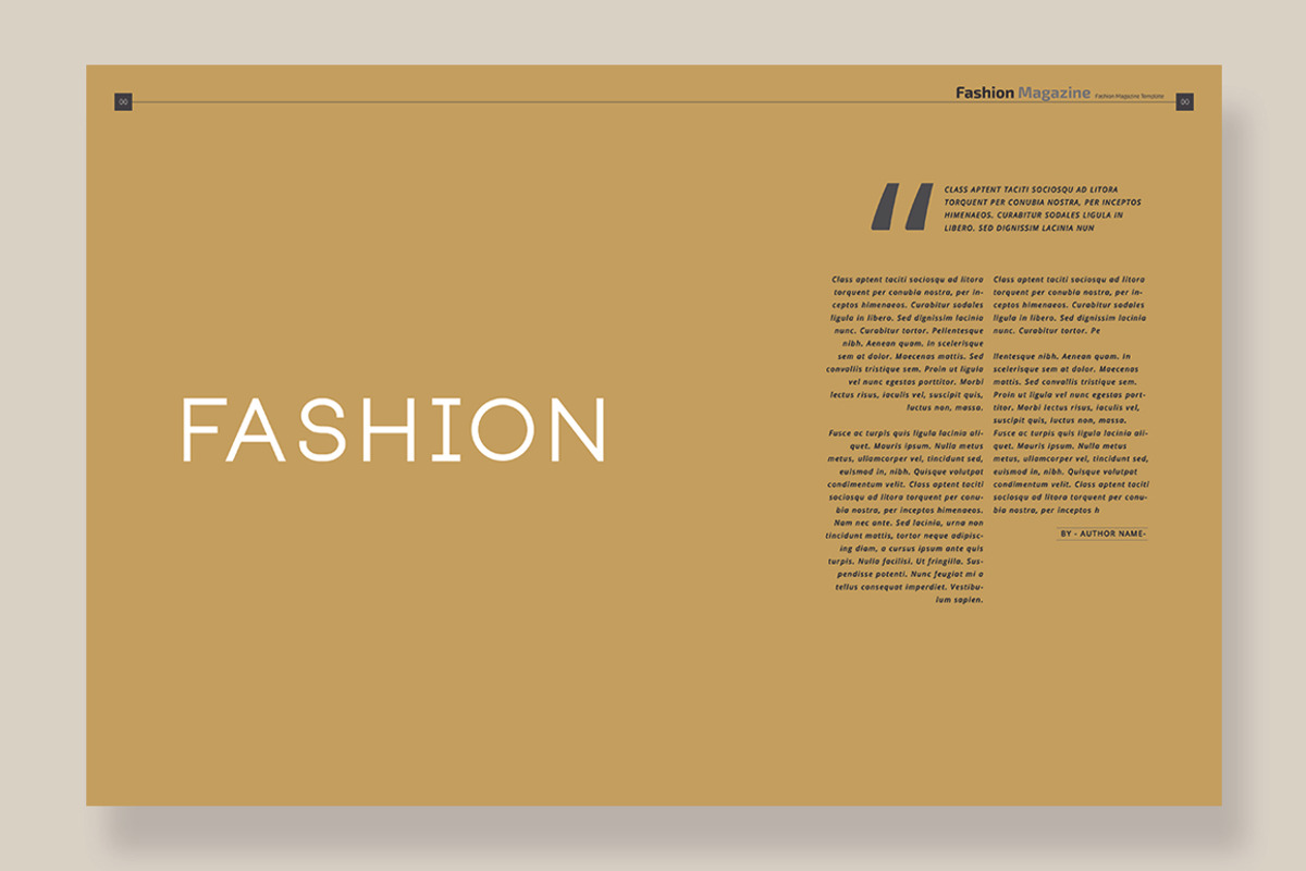 Magazine Template 04, a Magazine Template by pmvch (Photo 6 of 12)
