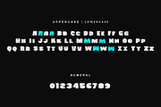 Wangem - Bold Sports Car Font, a Sans Serif Font by QR Design Studio (Thumbnail 10 of 15)
