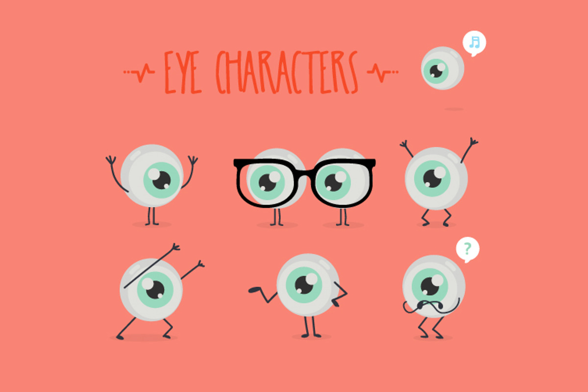 Eye characters, an Education Illustration by Beatriz Gascón (Photo 1 of 4)