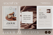 Aesthetic Ebook Templates CANVA, a Marketing Template by AndrewPixel (Thumbnail 1 of 17)