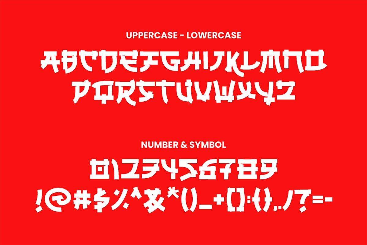 UNGAI - Japanese Font, a Font by tokokoo (Photo 11 of 15)