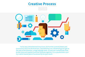 Creative process illustration