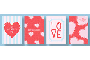 Concept of Valentines Day cards, an Illustration by Andrey Yaroslavtsev