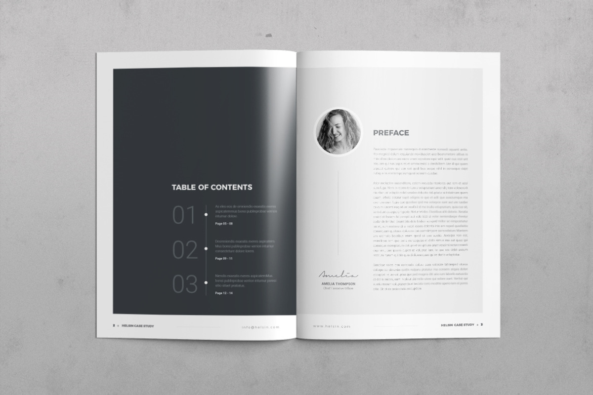 Case Study, a Brochure Template by DesignJanala (Photo 5 of 11)