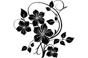 Elegant Botanical Flower Silhouette, an Object Graphic by Designer_Momina (Thumbnail 6 of 16)