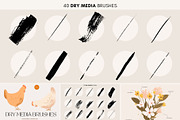 150 Illustrator Brush Bundle, a Brush Add-On by Jenteva Art (Thumbnail 7 of 19)
