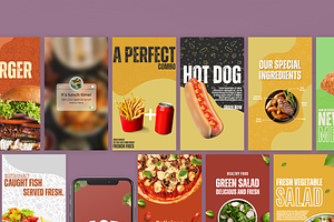 Food Instagram Kit Canva