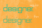 Designer Typeface, a Sans Serif Font by Monogram (Thumbnail 2 of 4)