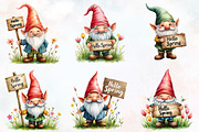 Hello Spring Gnome, an Illustration by RobertsArt (Thumbnail 2 of 7)