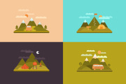 Camping illustrations and elements, an Illustration by Dasha Efremova (Thumbnail 9 of 10)