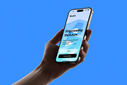 Phone 15 Pro Mockup in Hand, an iPhone Mockup by Asylab (Thumbnail 3 of 4)