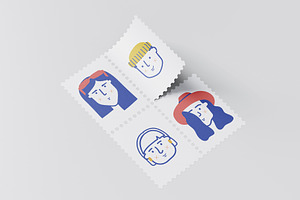 People Like You. Faces Icons