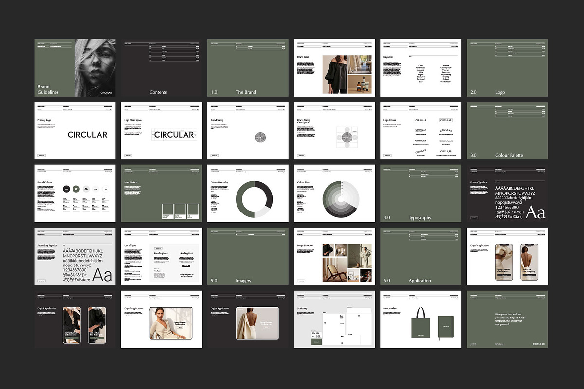 ODESSA / Brand Guidelines, a Presentation Template by Circular (Photo 18 of 20)