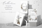 Christmas Watercolor Clipart, a Decorative Illustration by LenArt (Thumbnail 2 of 17)