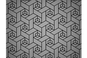 The geometric pattern with lines, a Decorative Illustration by RODINA