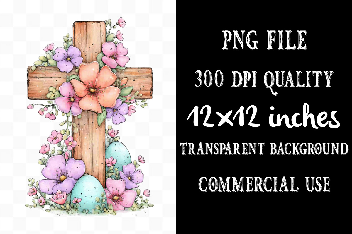 Christian Easter Clipart, an Illustration by Designking (Photo 3 of 4)