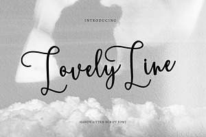 LovelyLine Handwritten Script Font