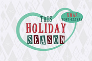 This Holiday Season - Christmas font, a Font by arausidp (Thumbnail 1 of 8)