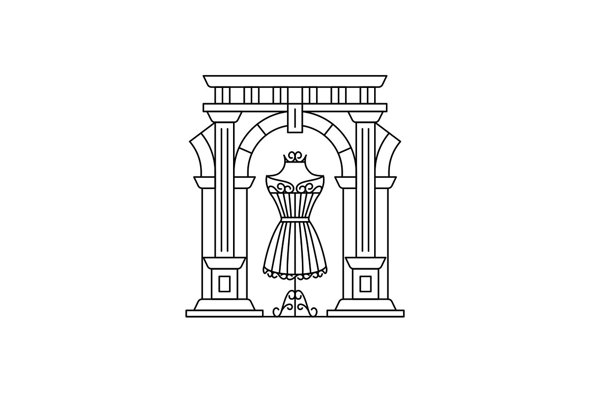 Couture Boutique Lineart Logo, a Branding & Logo Template by Buqancreative (Photo 4 of 4)