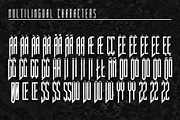 Mont Blanc Sharp Label Font, a Blackletter Font by JumboDesign (Thumbnail 6 of 8)