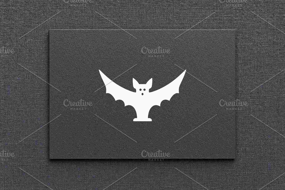 Bat Silhouette Vector, an Animal Illustration by Vectorium Studio (Photo 4 of 4)
