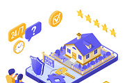 Sale Purchase Mortgage Real Estate, a Finance Illustration by TAlex (Thumbnail 3 of 6)