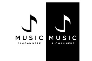 Creative musical note logo abstract, a Design Template by LOGOCREATIVE