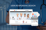 Medical Responsive Website Template, a HTML Template by Zemez (Thumbnail 2 of 6)