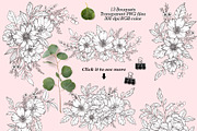 Modern Floral Graphic Collection, a Decorative Illustration by Elly Studio (Thumbnail 4 of 12)