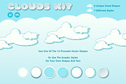Clouds Kit, a Brushes & More by jv_pixels (Thumbnail 1 of 5)