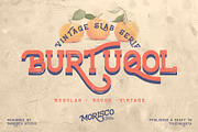 Burtuqol - Vintage Slab Serif, a Slab Serif Font by Morisco (Thumbnail 1 of 8)