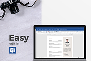 Modern Resume & CV Template, a Resume Template by Hito Graphic (Thumbnail 6 of 8)