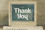 Blue Radio - Vintage Display Font, a Handwritten Font by Ekahermawan (Thumbnail 13 of 13)