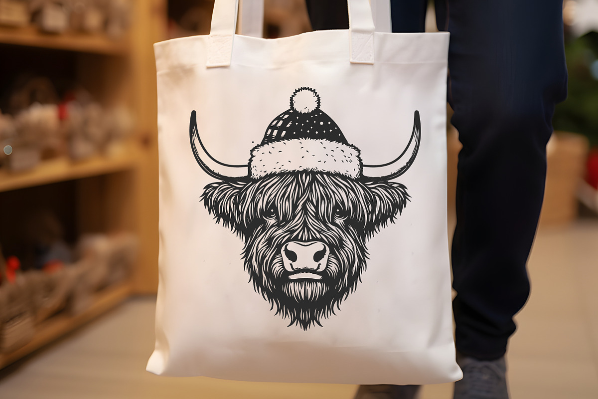 Highland Cow svg Bundle, a Seasonal Illustration by Libby Wishes (Photo 4 of 5)